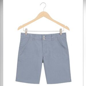 Levi’s Women’s Cargo Shorts Blue 100% Cotton Size 8 | 10” Inseam Utility Style